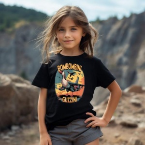 Tricou Copii Tralalelo Tra la la Bombombini Guzzini Funny Italian Brainrot Meme Humor Gen Z T-Shirt - Img 5