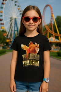 Tricou Copii Tralalelo Tra la la Boneca Ambalubu Funny Italian Brainrot Meme Humor Gen Z T-Shirt - Img 3