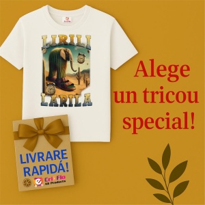 Tricou Copii Tralalelo Tra la la Lirili Larila Funny Italian Brainrot Meme T-Shirt - Img 6