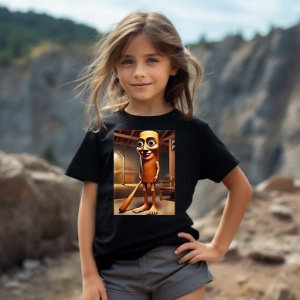 Tricou Copii Tralalelo Tra la la Tung Tung Tung Sahur - Italian Brainrot Meme T-Shirt (1) - Img 3