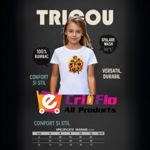 Tricou cowgirl pose sunflowers background, cowgirl cu fundal floarea soarelui, Copii | Dama | Barbat - Img 9