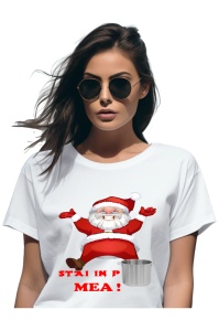 Tricou Craciun dama - Stai in Poala Mea
