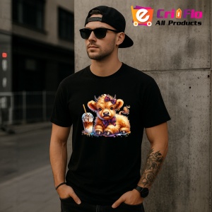 Tricou Cute baby cow milkshake, vitel adorabil cu milkshake, Copii | Dama | Barbat , tricou negru - Img 11