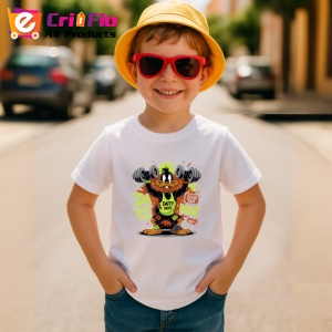 Tricou Daffy beast mode cu gantere graffiti Copii | Dama | Barbat Barbat - Img 11