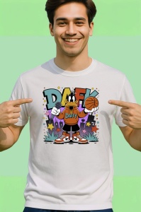 Tricou Daffy Duck Beast Mode, antrenament si forta Copii | Dama | Barbat Barbat - Img 4