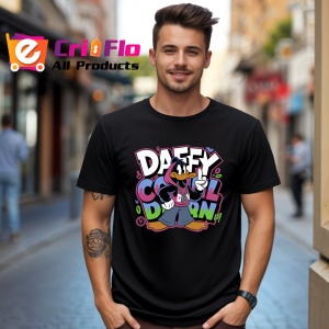 Tricou Daffy Duck Cool Vibes, stil urban si relax Copii | Dama | Barbat, negru - Img 8