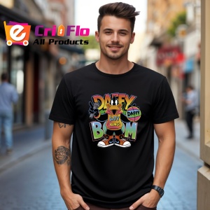 Tricou Daffy si Bugs boom graffiti duo stil hip-hop Copii | Dama | Barbat, negru - Img 5
