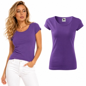 Tricou Damă 100% Bumbac Cambrat – Decolteu Rotund, Mâneci Scurte, 25 Culori | XS-2XL - Img 29