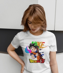 Tricou dama bumbac, personalizat haios pentru femei Dragon Ball Z - Cadou