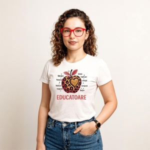 Tricou dama Calitatile unei Educatoare - Img 2