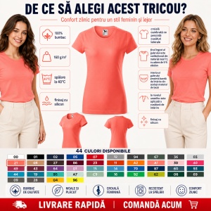 Tricou damă cambrat pentru femei - Img 2