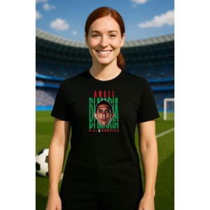 Tricou Dama cu fotbalistul Angel Fabian Di Mara Hernandez SL Benfica din bumbac 100% - Img 6