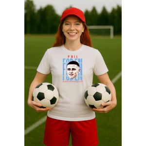Tricou Dama cu fotbalistul Daniel Podence-Olympiacos din bumbac 100% - Img 4