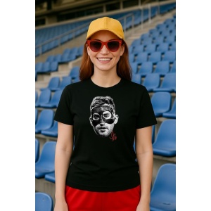 Tricou Dama cu fotbalistul Dejan Kulusevski-Tottenham Hotspur din bumbac 100% - Img 2