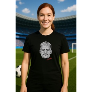 Tricou Dama cu fotbalistul Florian Wirtz-Bayer Leverkusen din bumbac 100% - Img 6