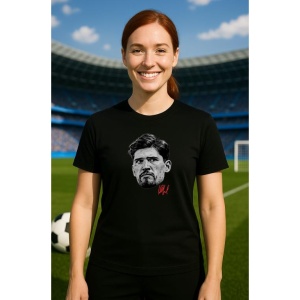 Tricou Dama cu fotbalistul Gregor Kobel-Borussia Dortmund din bumbac 100% - Img 5