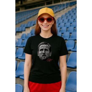 Tricou Dama cu fotbalistul Harry Kane-Bayern Munchen din bumbac 100%