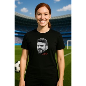 Tricou Dama cu fotbalistul simion din bumbac 100% - Img 4
