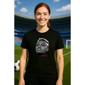 Tricou Dama cu fotbalistul Victor Osimhen-Napoli din bumbac 100% - Img 5