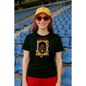 Tricou Dama cu fotbalistul Vincius Jos Paixuo de Oliveira Jnior-Real Madrid din bumbac 100% - Img 3