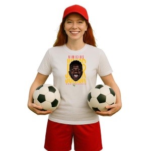 Tricou Dama cu fotbalistul Vincius Jos Paixuo de Oliveira Jnior-Real Madrid din bumbac 100% - Img 10
