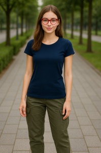 Tricou Dama decoltat, din bumbac 100% - Img 16