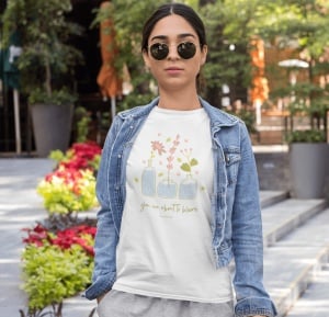 Tricou Dama Haios Personalizat - Bloom - Cadou