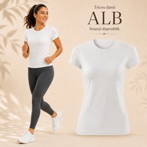 Tricou Damă Sport, pentru sala, alergare, divere activitari sportive, 100% Poliester Extra Dry, Uscare Rapidă, 18 Culori, XS–2XL - Img 42