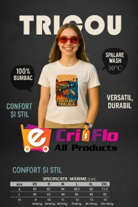 Tricou Dama Tralalero TraLaLa cu Bombardiro Crocodilo VS Tralalero Tralala Italian Brainrot (1) - Img 6