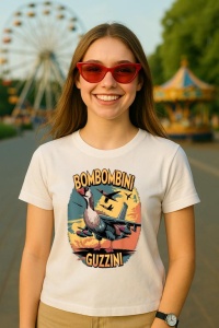 Tricou Dama Tralalero TraLaLa cu Bombombini Guzzini Funny Italian Brainrot Meme Humor Gen Z - Img 5
