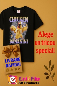 Tricou Dama Tralalero TraLaLa cu Chicken Bananini Italian Brainrot Meme Gen Z - Img 8