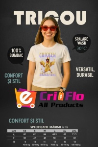 Tricou Dama Tralalero TraLaLa cu Chicken Bananini Italian Brainrot Meme Gen Z - Img 7