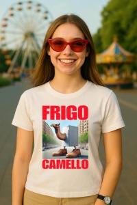Tricou Dama Tralalero TraLaLa cu Frigo Camello Italian Brainrot Meme - Img 4