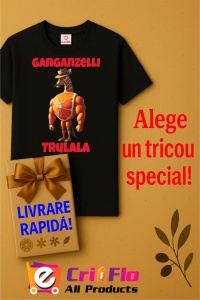 Tricou Dama Tralalero TraLaLa cu Ganganzelli Trulala Italian Brainrot Meme Humor - Img 8