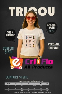 Tricou Dama Tralalero TraLaLa cu Italian Brainrot Characaters Meme Gen Z Funny Humor - Img 7