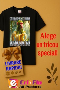 Tricou Dama Tralalero TraLaLa cu Shimpansinni Bananini Monkey Banana Italian Brainrot Meme - Img 8