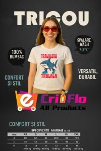 Tricou Dama Tralalero TraLaLa cu Tralalero Tralala Funny Italian brainrot Shark meme - Img 7