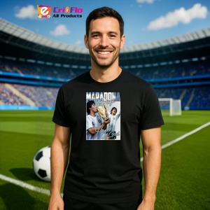 Tricou Diego Maradona Mana lui Dumnezeu - Copii | Dama | Barbat - Img 12
