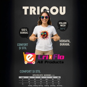 Tricou Dinozaur rosu portocaliu in stil exploziv Copii | Dama | Barbat - Img 9