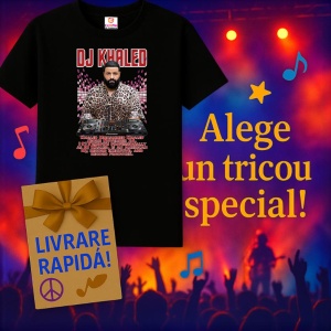 Tricou DJ Khaled, muzica RAP, Dama | Barbat | Copii, Culoare Negru - Img 15