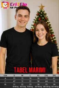 Tricou Donald Cu Fundal Albastru Si Fulgi Craciun, din bumbac 100% Copii | Dama | Barbat - Img 4