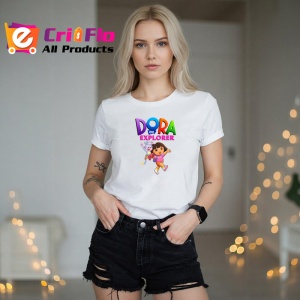 Tricou dora exploratoarea fetita curajoasa in aventuri educative alaturi de boots, Copii | Dama | Barbat - Img 10