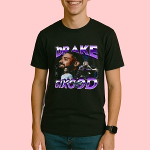 Tricou Drake v1, muzica POP, Dama | Barbat | Copii, Culoare Negru