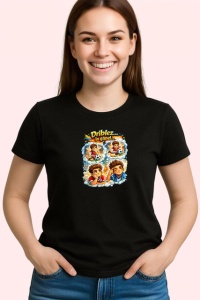 Tricou Driblez Tot Ce Prind Copii Fotbalisti, din bumbac 100%, tricou negru Dama | Barbat - Img 2