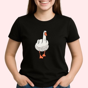 Tricou Duck you Negru, Copii | Dama | Barbat