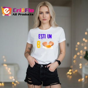 Tricou esti un b gluma cu ou mesaj haioasa, Copii | Dama | Barbat - Img 6
