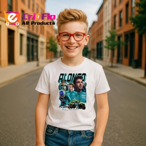Tricou Fernando Alonso Colaj Echipa Aston Martin Formula 1, Copii | Dama | Barbat - Img 6