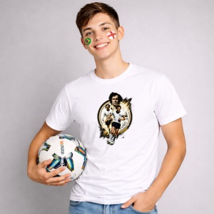 Tricou Franz Beckenbauer Germany World Cup Fifa 2026, din bumbac 100%, tricou alb, Copii | Dama | Barbat - Img 2