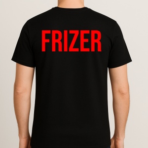 Tricou FRIZER, Personalizat | Unisex Dama si Barbat, Negru
