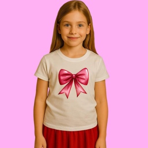 Tricou Funda Roz Pastel Satin, din bumbac 100%, tricou alb, Copii | Dama | Barbat - Img 2
